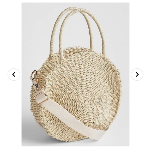 *SOLD* Gap natural straw circle bag - Picture 2 of 15